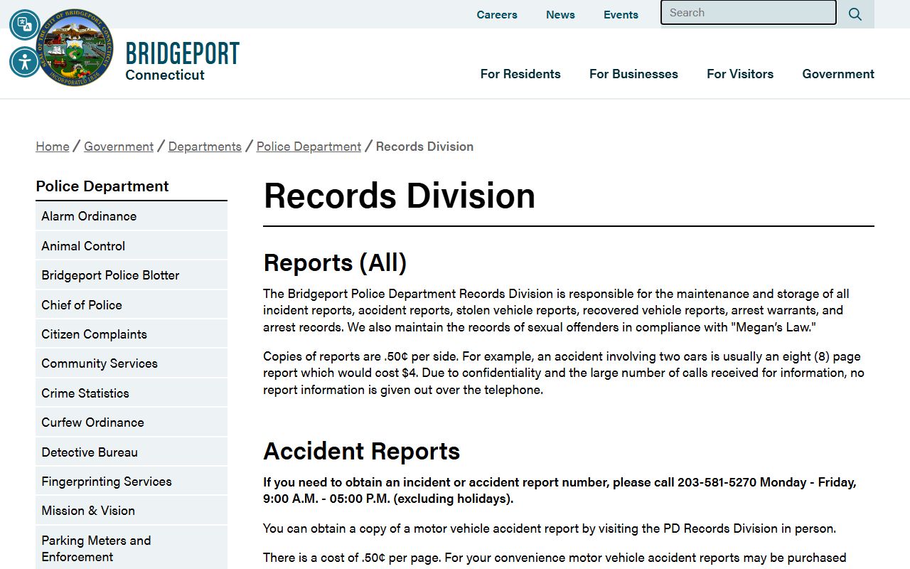 Bridgeport DUI records source image