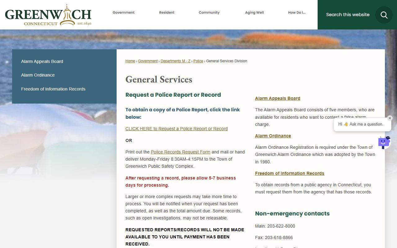 Greenwich DUI records source image