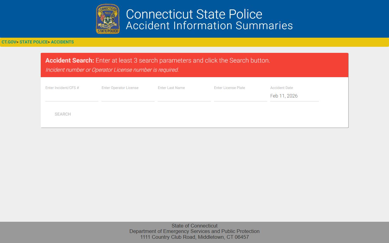 Connecticut DUI records source image