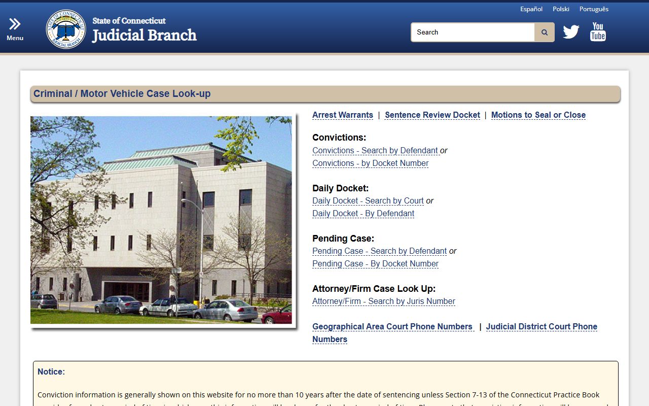 Connecticut DUI records source image